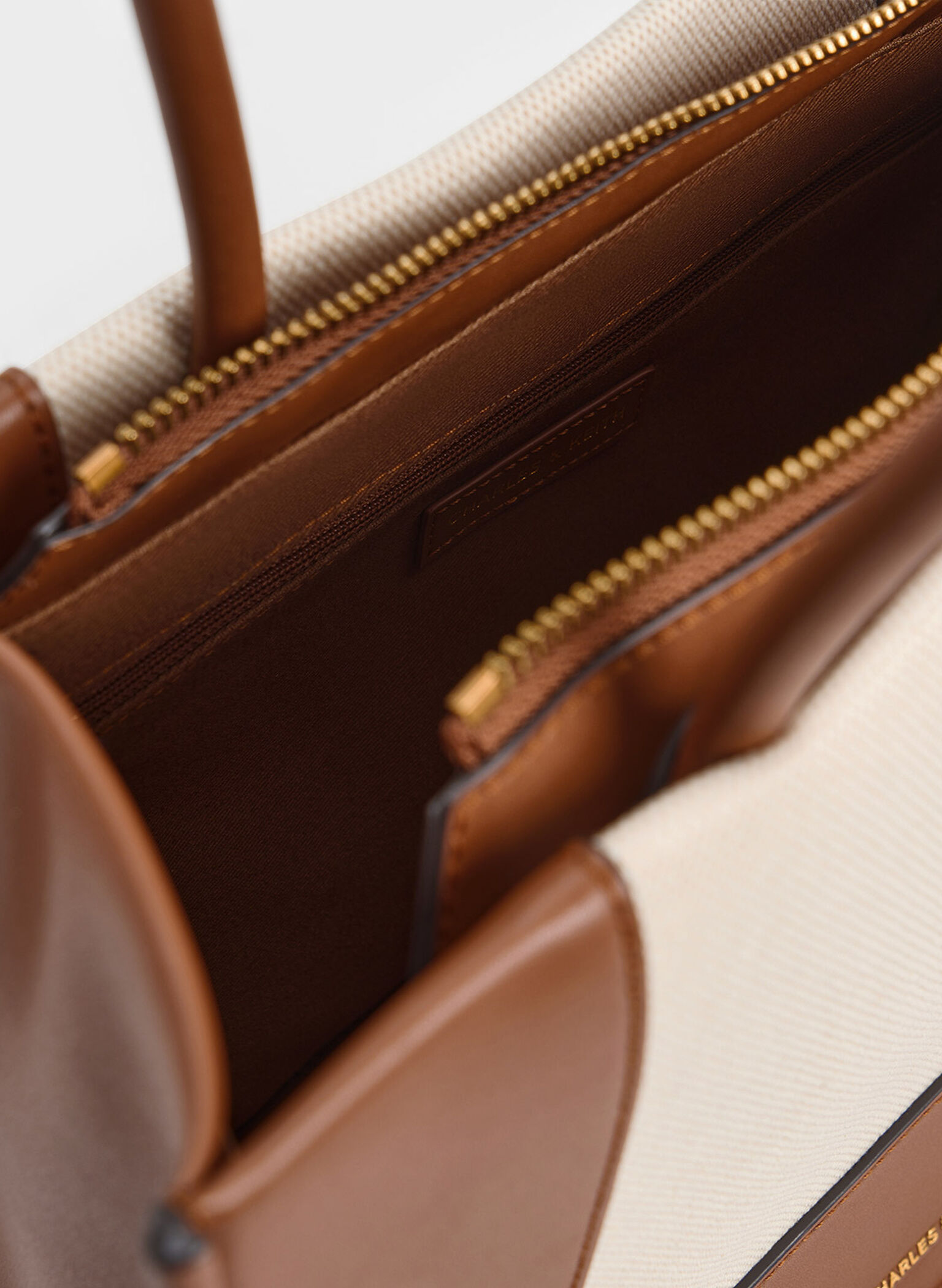 Daylla Canvas Tote Bag, Tan, hi-res