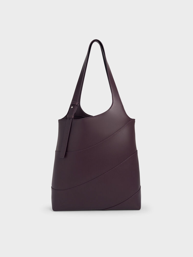 Trin Tote Bag, Plum, hi-res