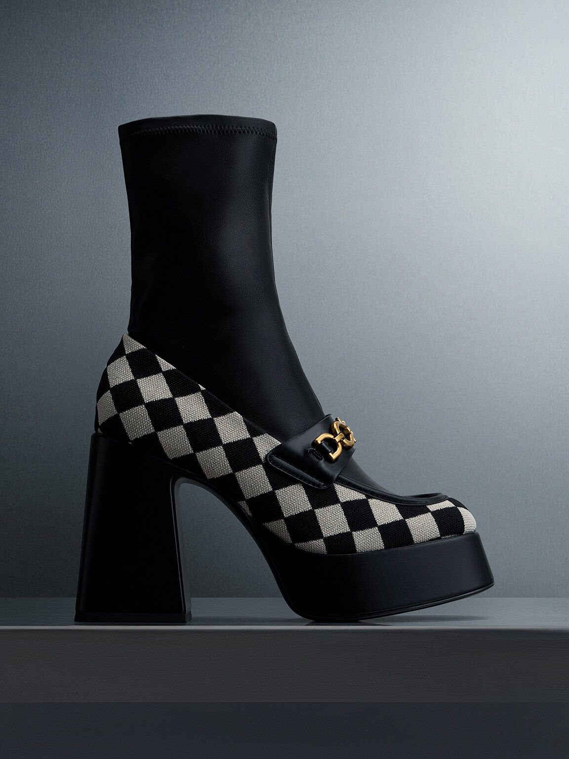 Platform shoe deals boots uk