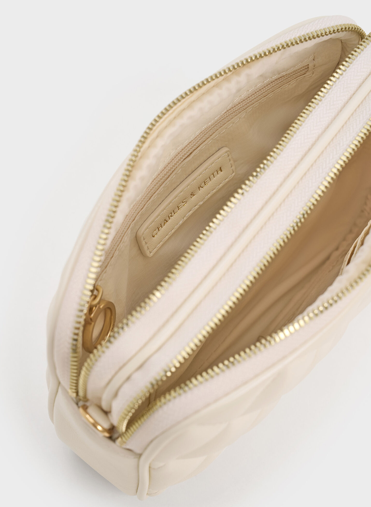 Mini Apfra Quilted Crossbody Bag, Cream, hi-res