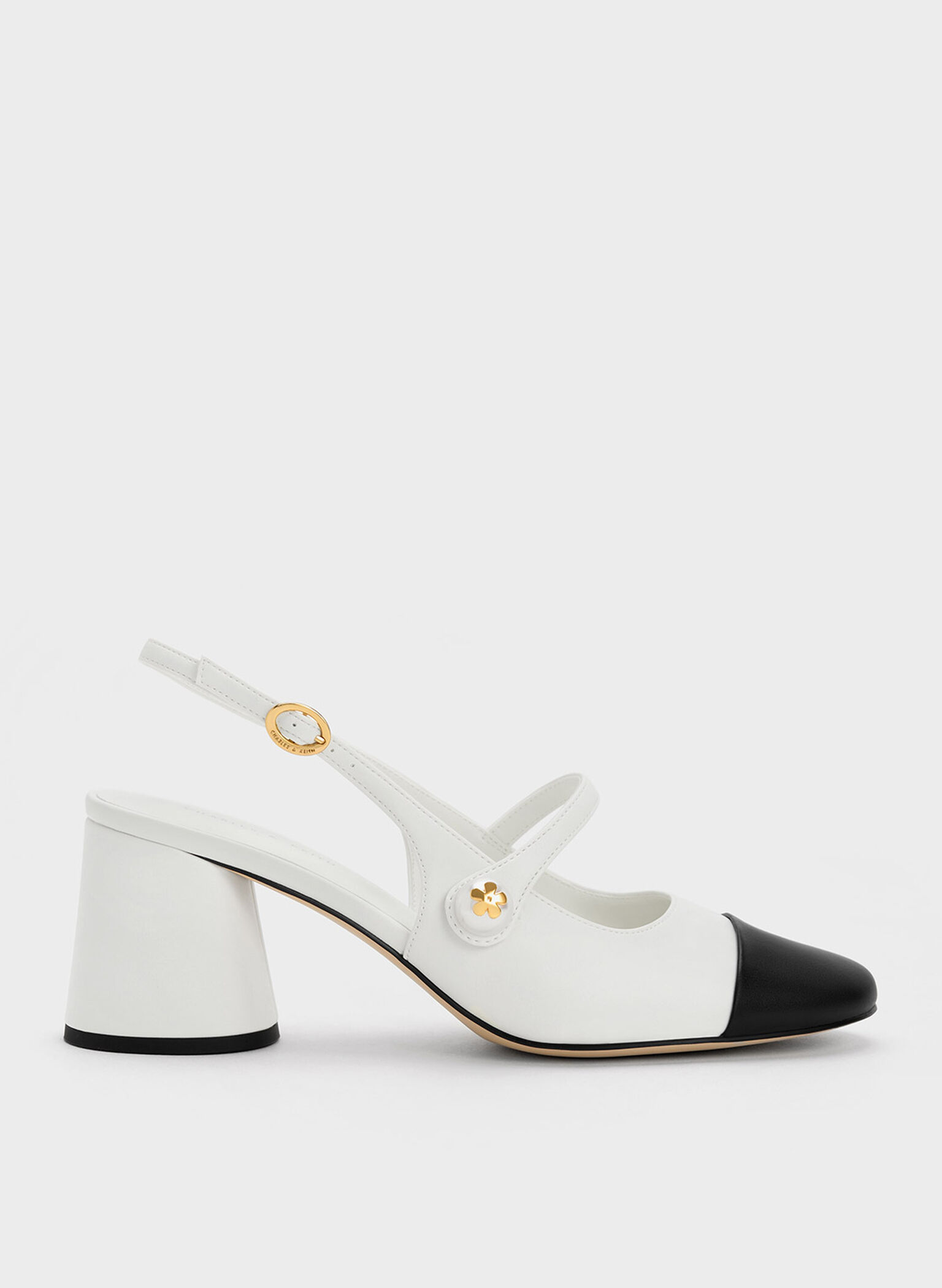 Aeryn Pearl Embellished Slingback Pumps, White, hi-res