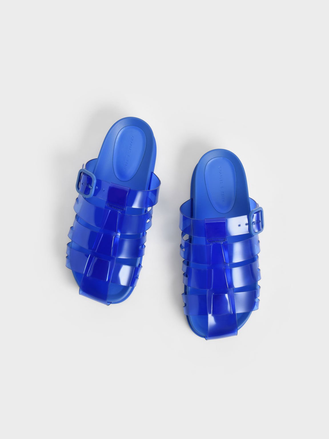 Plastic sales slide sandals