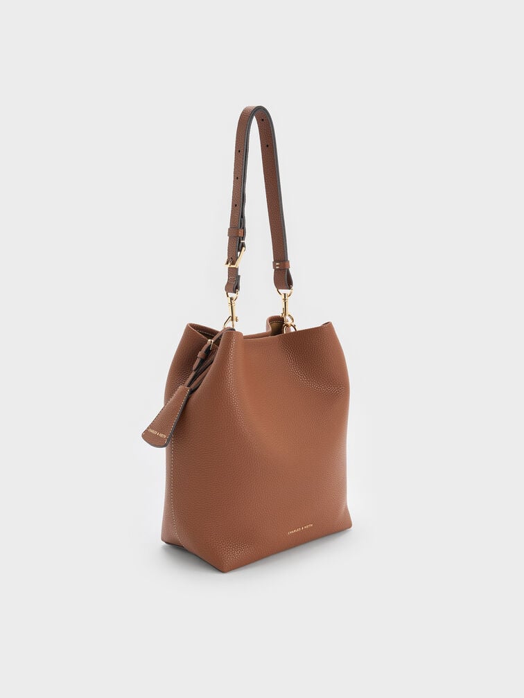 Beryl Bucket Bag, Chocolate, hi-res
