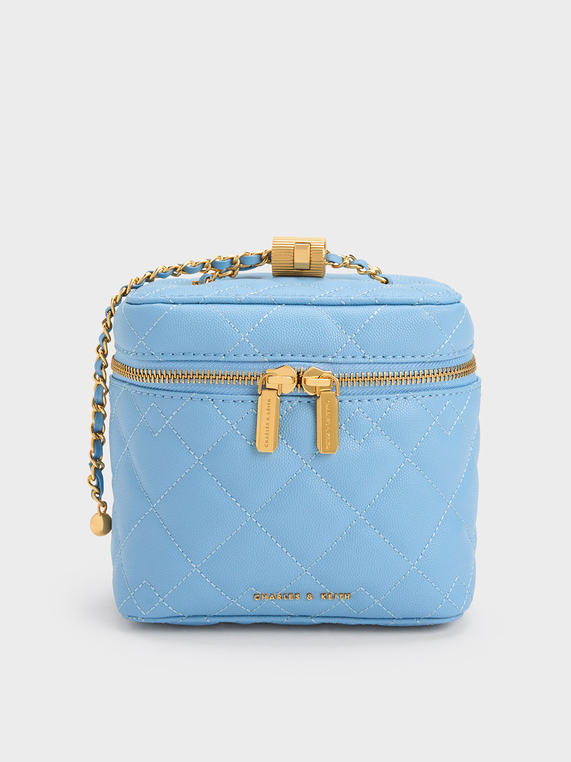 Nezu Quilted Boxy Bag Light Blue