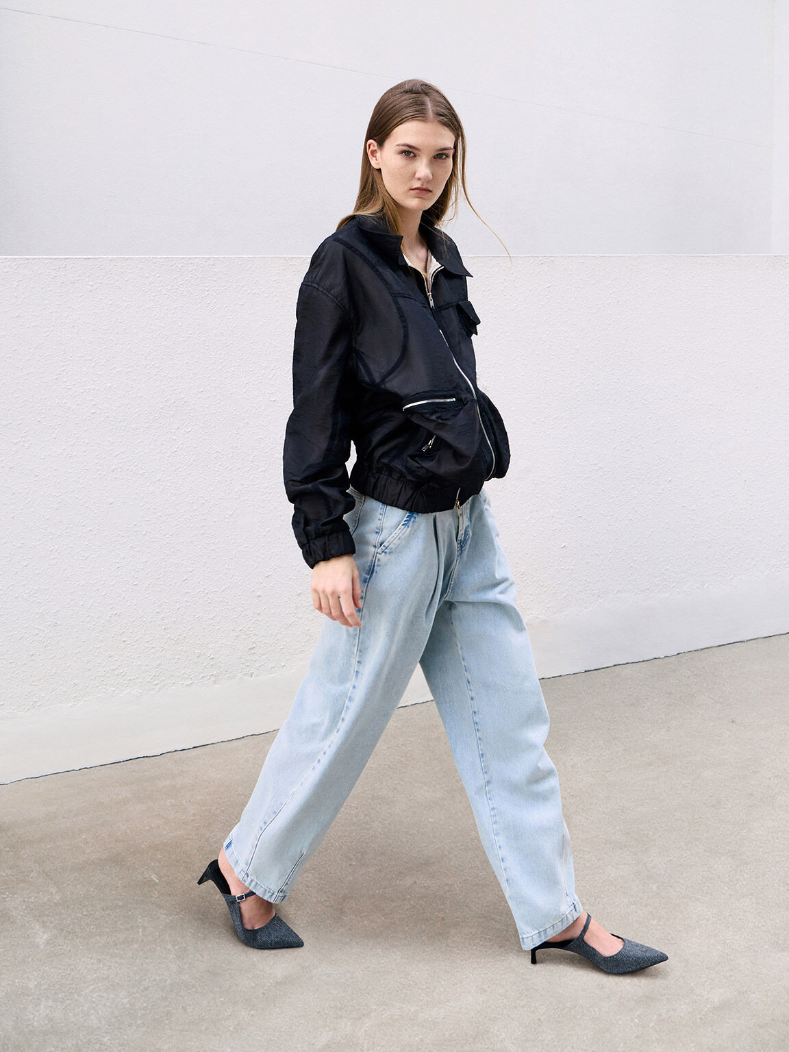 Denim mules heels shop