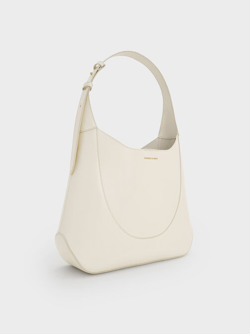 Sigrid Hobo Bag, Cream, hi-res