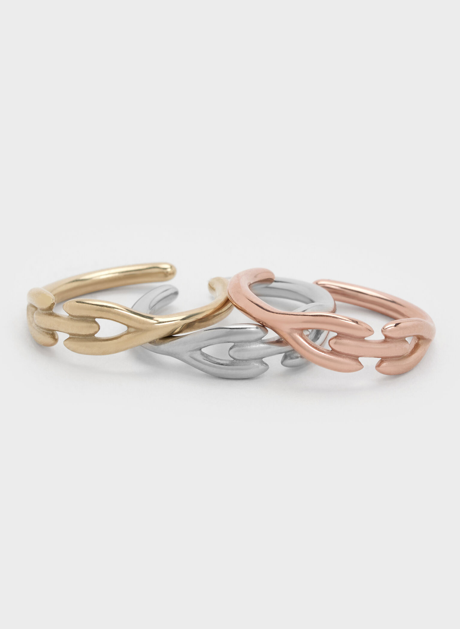 Kris Sculptural Ring, Silver, hi-res