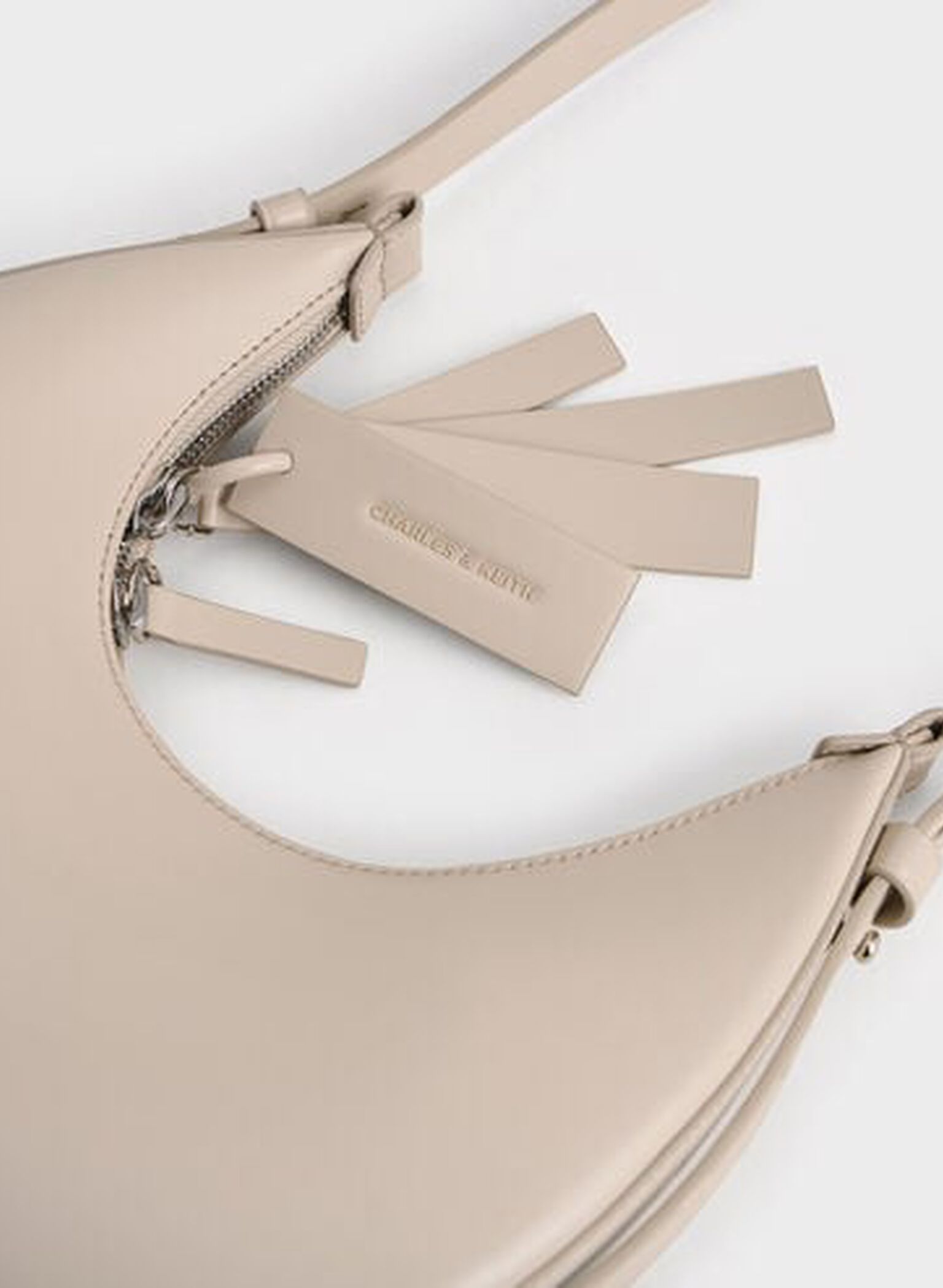 Carey Crescent Hobo Bag, Oat, hi-res