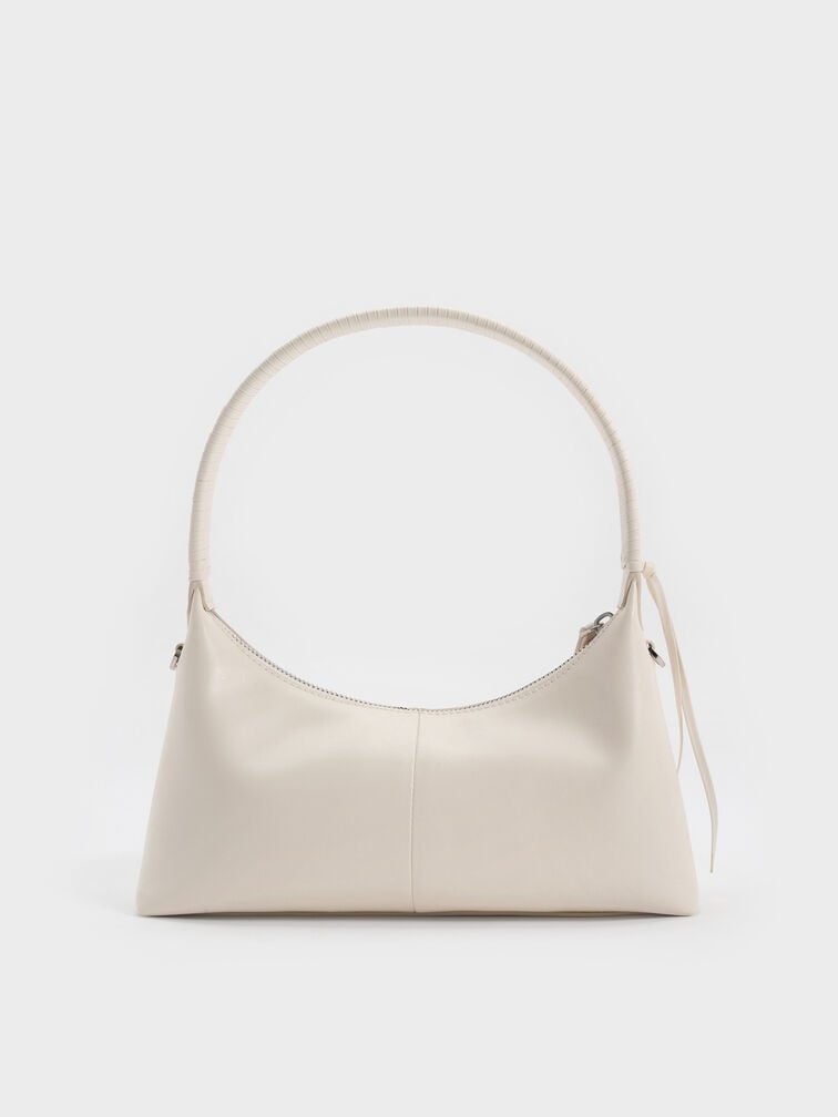 Simone Shoulder Bag, Cream, hi-res