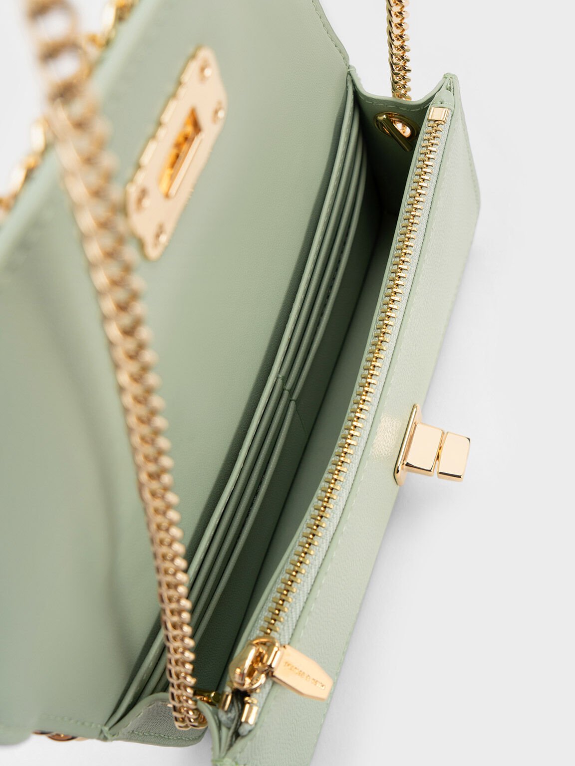 Charles and keith new arrivals wallet on chain