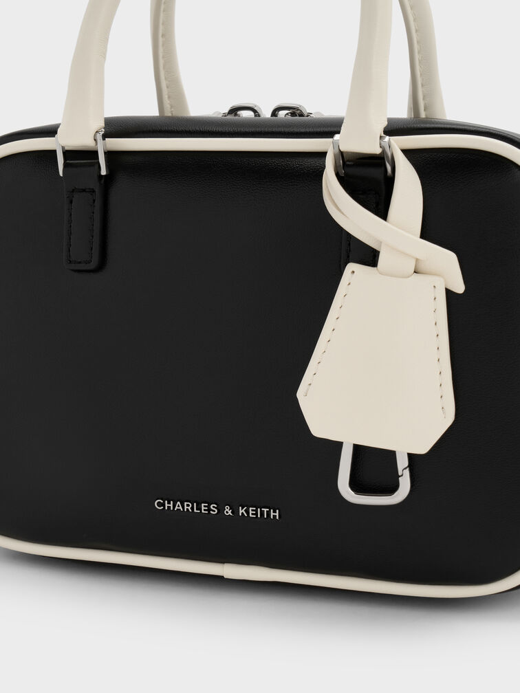 Mini Sianna Two-Tone Bowling Bag, Multi, hi-res