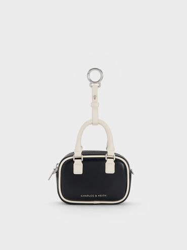 Sianna Two-Tone Bowling-Bag Charm, Multi, hi-res