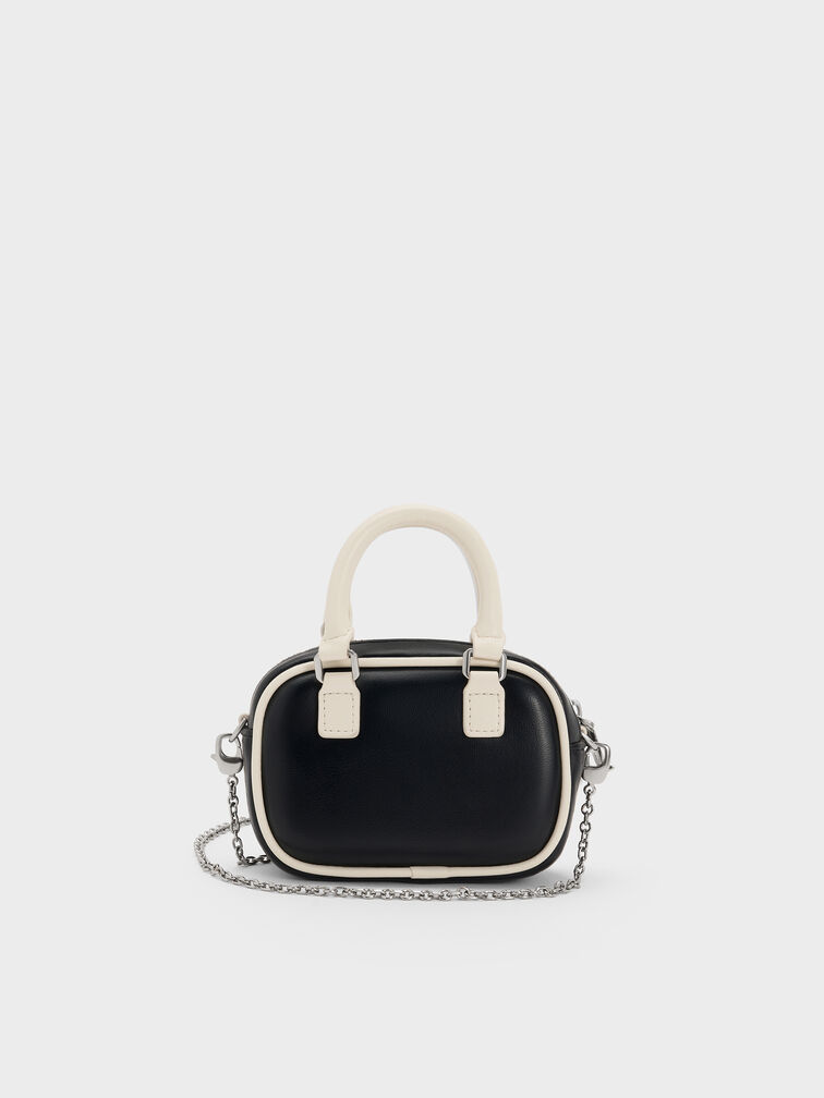 Sianna Two-Tone Bowling-Bag Charm, Multi, hi-res