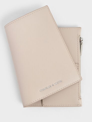 Noelle Passport Holder, Ivory, hi-res