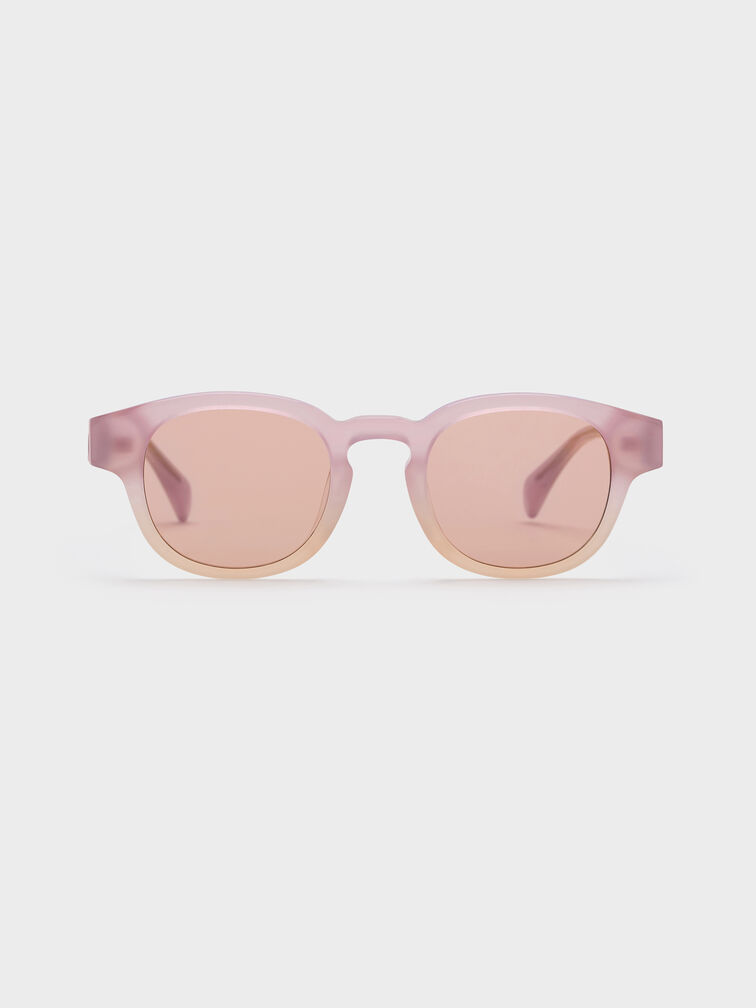 Girls' Gabine Sunglasses, Jelly Pink, hi-res