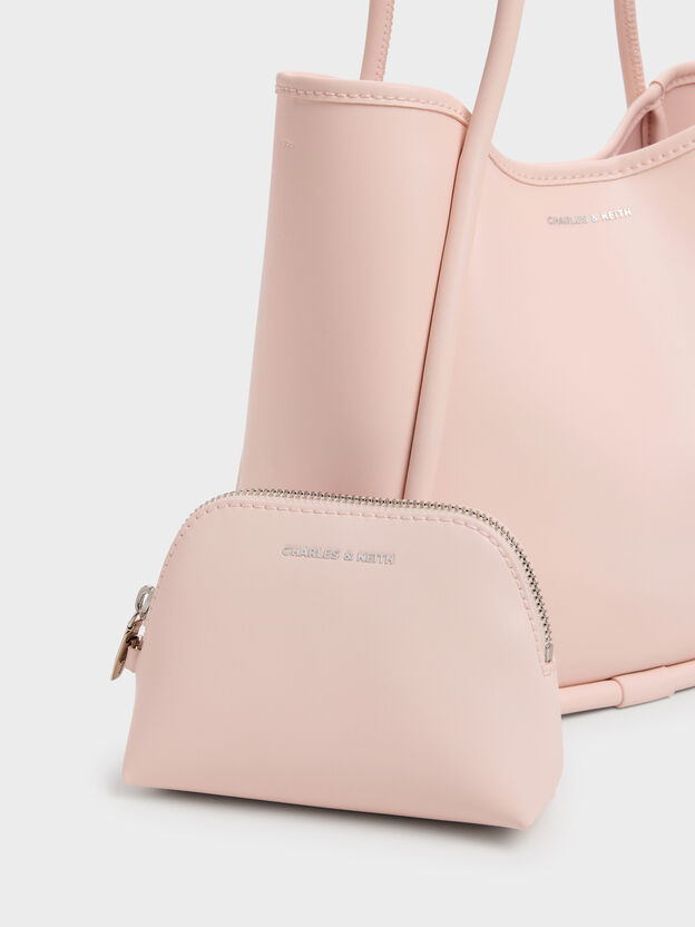 Mini Lyla Tubular Tote Bag, Soft Pink, hi-res