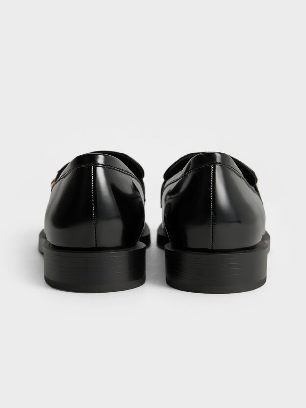 Marley Metallic-Accent Loafers, Black Box, hi-res