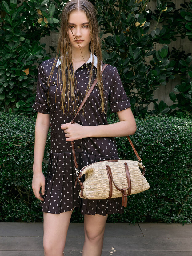 Fergie Woven Bowling Bag, Multi, hi-res