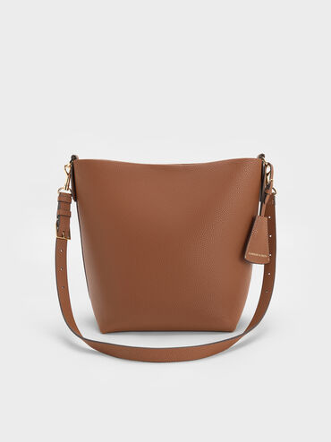 Beryl Bucket Bag, Chocolate, hi-res