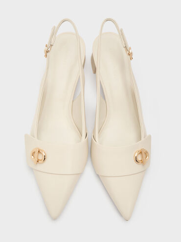 Marley Slingback Pumps, Chalk, hi-res