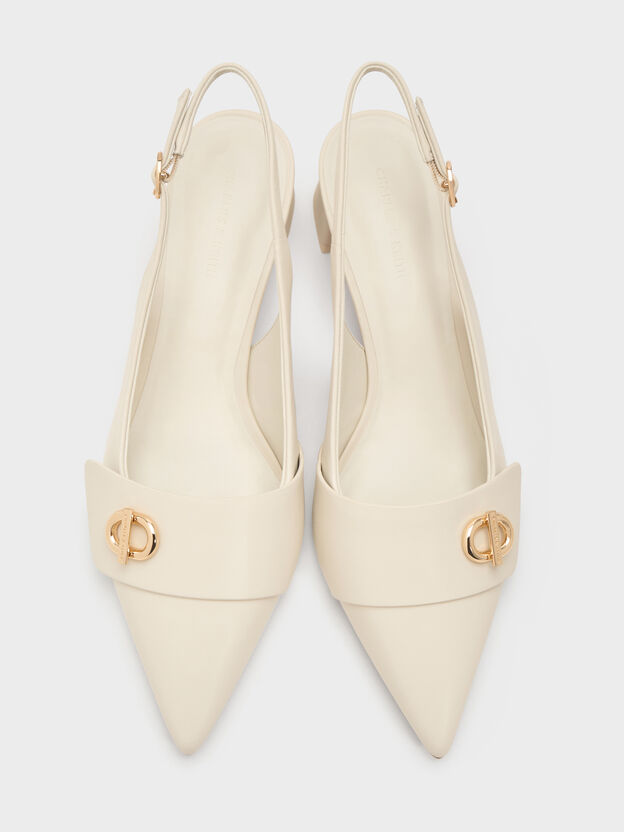 Marley Slingback Pumps, Chalk, hi-res