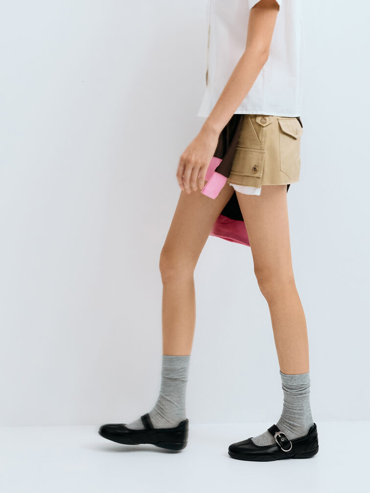 Louise Mary Jane Sneakers, Black, hi-res