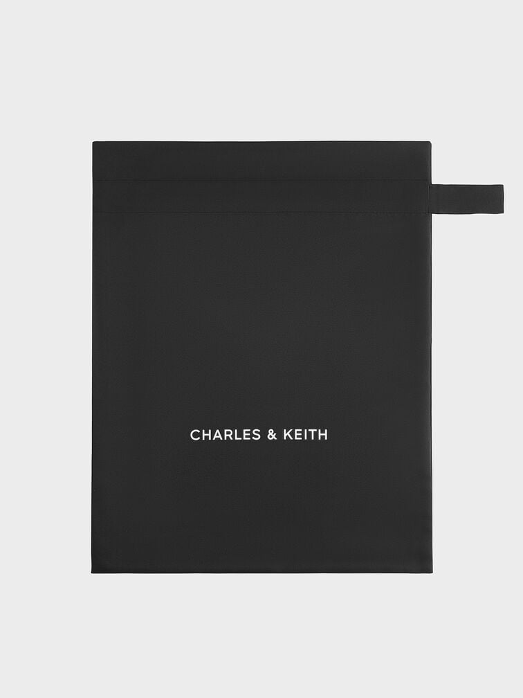 CHARLES & KEITH Large Gift Bag, Black, hi-res