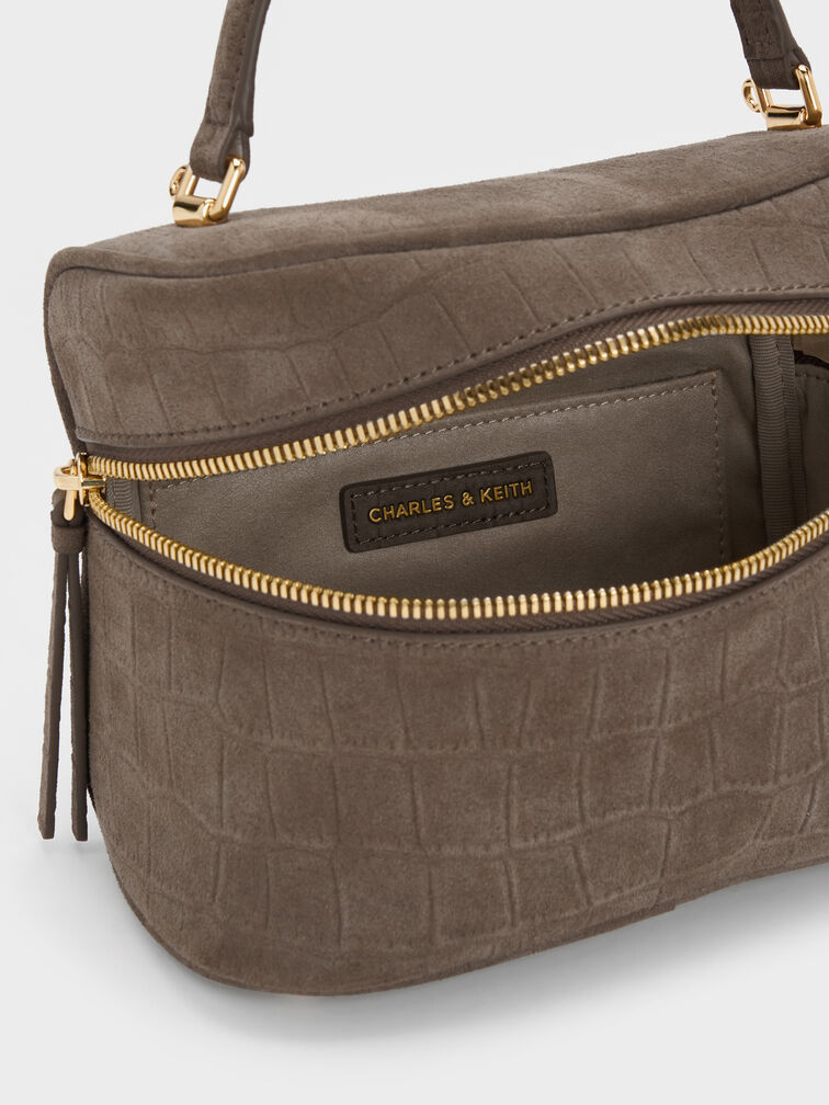 Pansy Vanity Bag, Stone Grey, hi-res