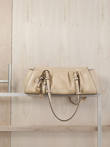 Britton Elongated Shoulder Bag, Dusted Oat, hi-res