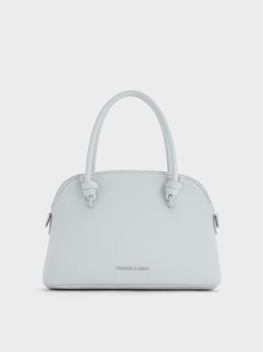 Sammie Knotted-Handle Bowling Bag, Sea Salt Blue, hi-res