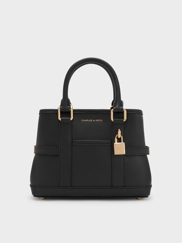 Mini Scottie Tote Bag, Black, hi-res