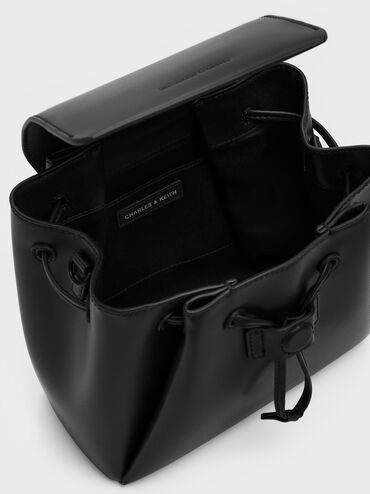 Hanya Top-Handle Backpack, Jet Black, hi-res
