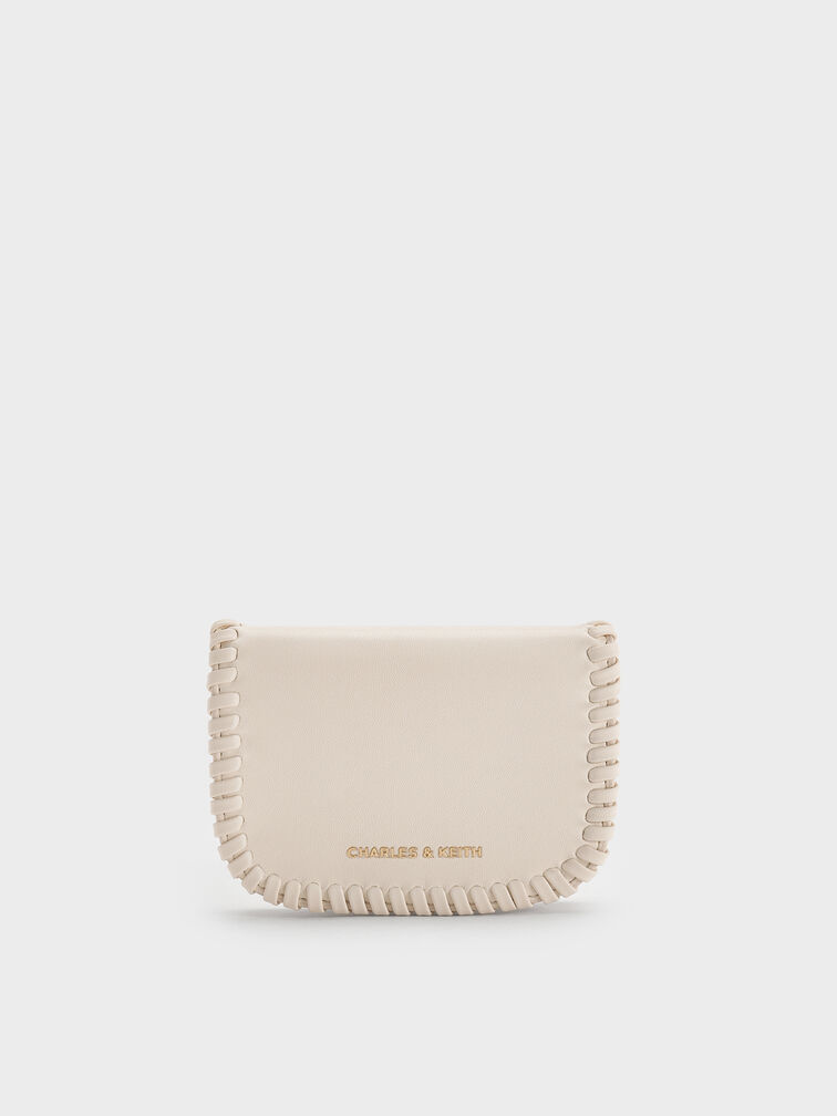 Blume Braided Chain-Handle Wallet, Cream, hi-res