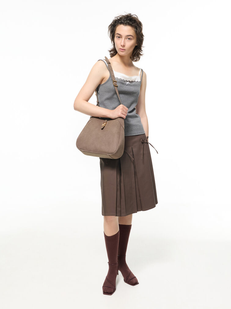 Adalyn Hobo Bag, Stone Grey, hi-res