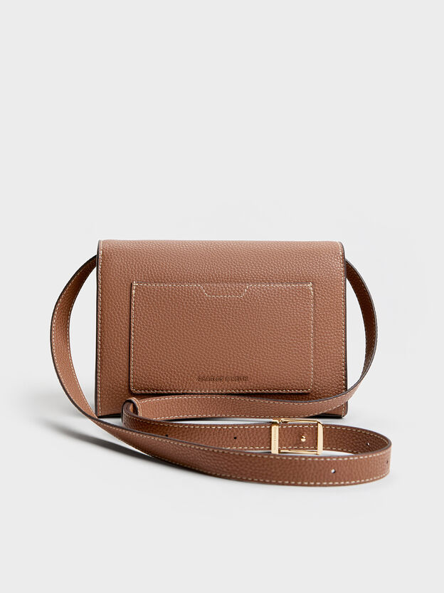 Chance Turn-Lock Crossbody Bag, Chocolate, hi-res