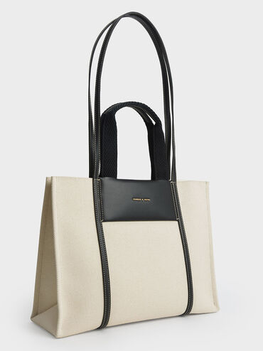 Shalia Canvas Tote Bag, Multi, hi-res