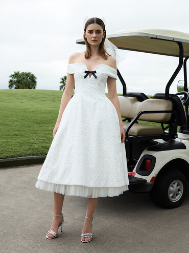 Jessy Metallic Leather Bow Ankle-Strap Stiletto-Heel Sandals, Silver, hi-res