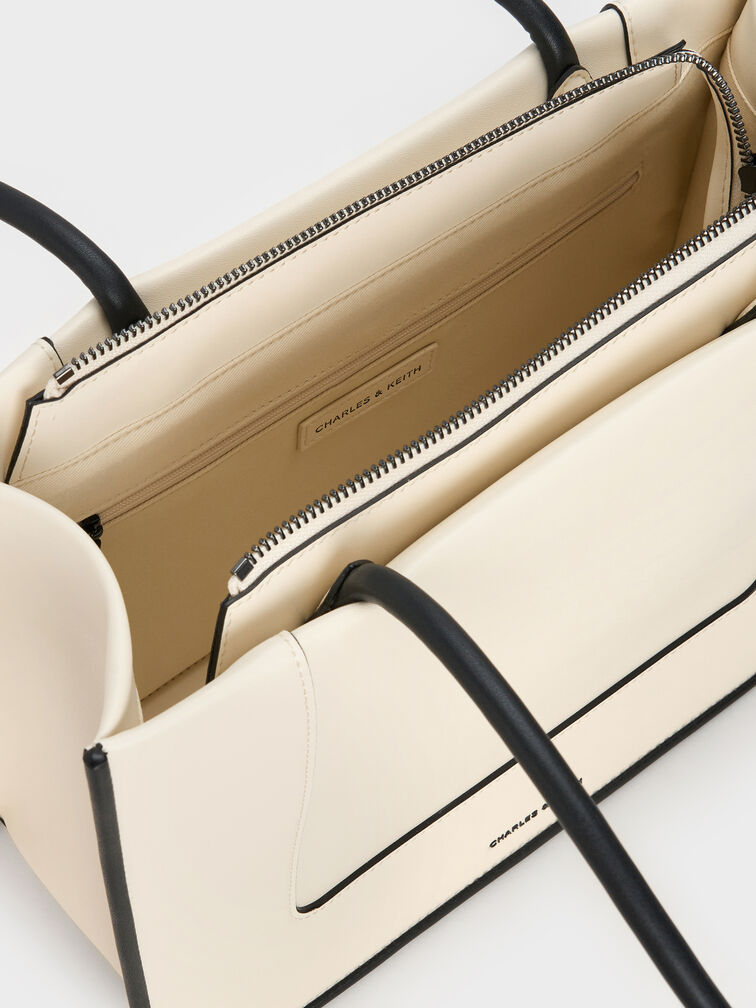 Daylla Tote Bag, Cream, hi-res
