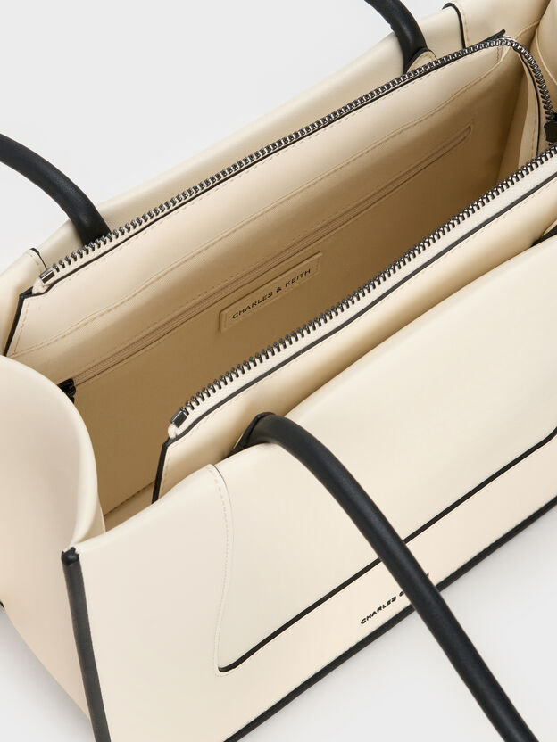 Daylla Tote Bag, Cream, hi-res