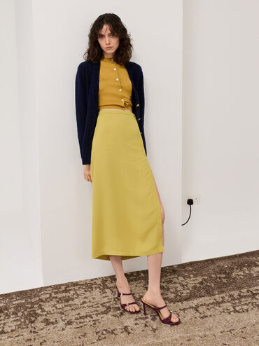 Patent Leather Gem-Buckle Double-Strap Heeled Sandals, Burgundy, hi-res