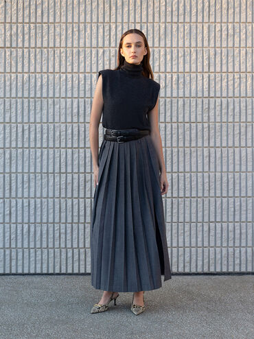 Leslie Snake-Print Metallic-Accent Slingback Pumps, Animal Print Natural, hi-res