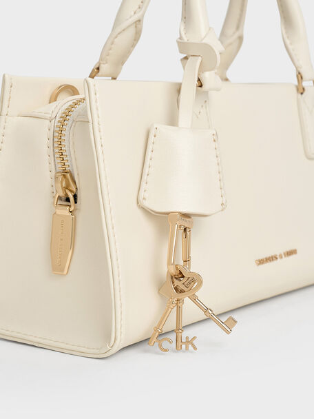 Kerry Top Handle Bag, Cream, hi-res