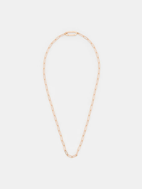 Arleth Pendant Chain Necklace, Rose Gold, hi-res