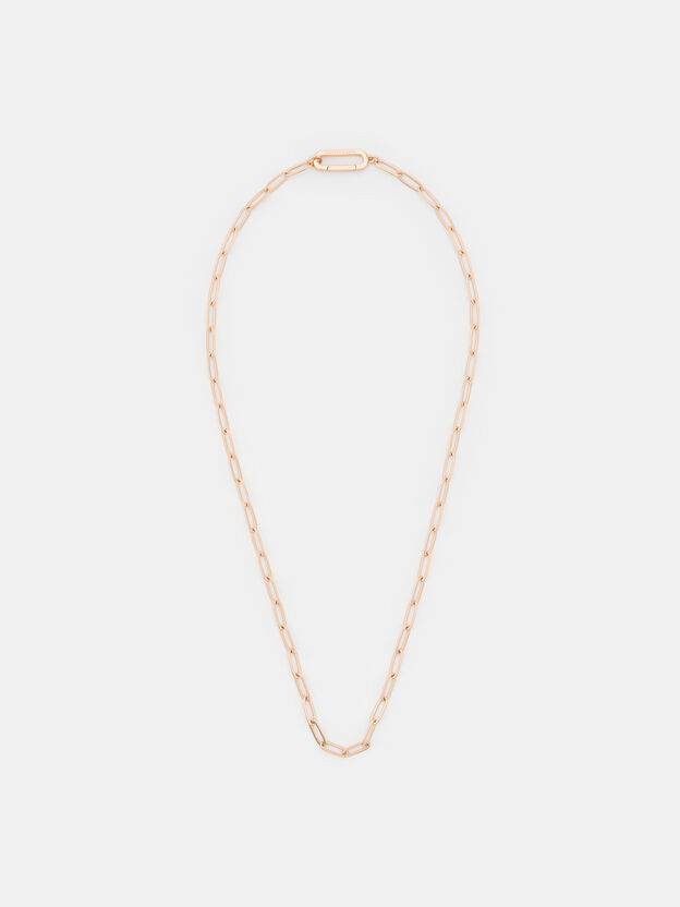 Arleth Pendant Chain Necklace, Rose Gold, hi-res