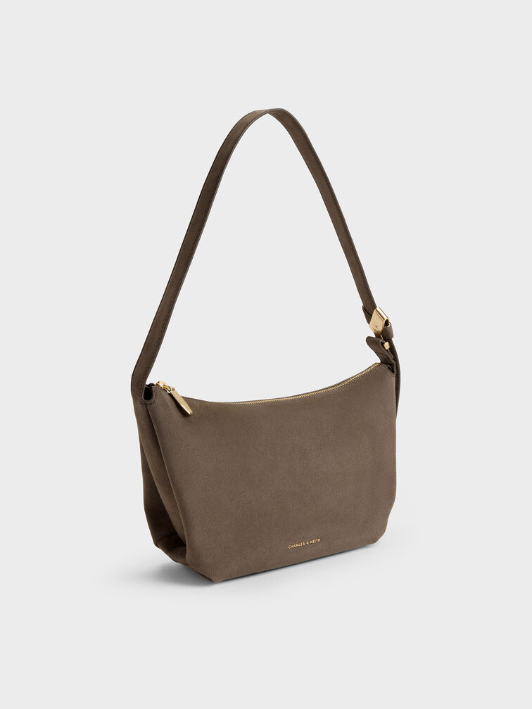 Zephyr Hobo Bag, Stone Grey, hi-res
