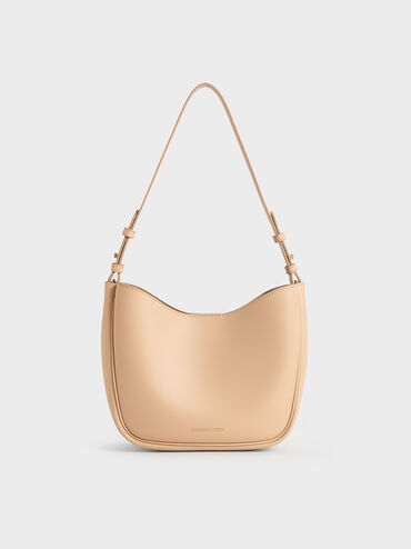 Robyn Chain-Handle Bag, Beige, hi-res
