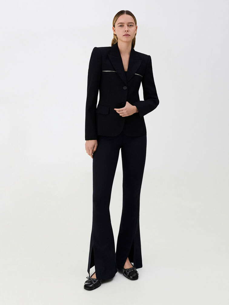 Bettina Double-Bow Pumps, Black Box, hi-res