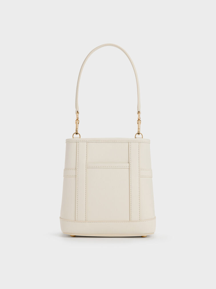 Scottie Bucket Bag, Cream, hi-res