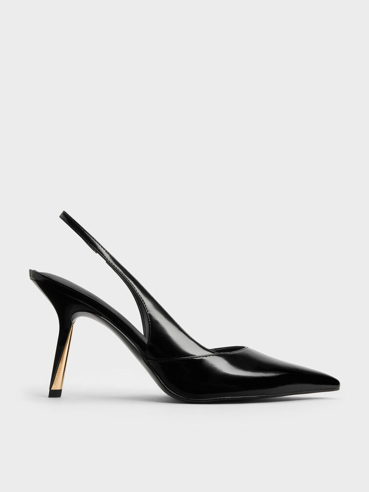 Taylen Slingback Pumps, Black Box, hi-res