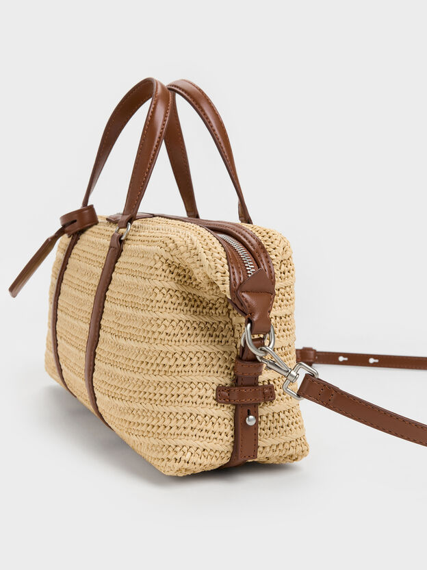 Fergie Woven Bowling Bag, Multi, hi-res